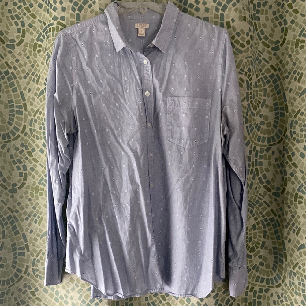 J Crew Cotton Button Down Shirt XL